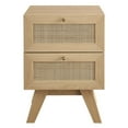 thumbnail image 3 of Modway Mod-7050-Oak Soma Table de Nuit à 2 Tiroirs Oak, 3 of 5