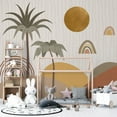 thumbnail image 2 of Muravie Palm Landscape in Bohemian Colors Wallpaper, 2 of 3