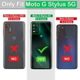 thumbnail image 2 of Compatible for Moto G Stylus 5G 2021 Case with HD Screen Protector,  Military-Grade Protective Phone Case with Magnetic Kickstand Ring for Motorola Moto G Stylus 5G Purple, 2 of 7