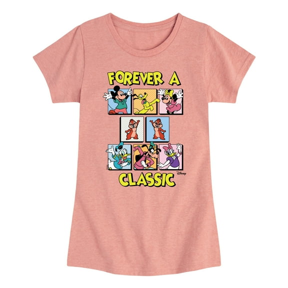 Disney - Forever A Classic - Toddler & Youth Girls Short Sleeve Graphic T-Shirt