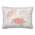 thumbnail image 2 of Creative Products Watercolor Sea Turtles 14x20 Spun Poly Pillow, 2 of 3