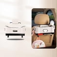 thumbnail image 1 of Multifunctional Car Seat Back Organizer with Cup Holders and Storage Pockets for Travel and Home Use, 1 of 3
