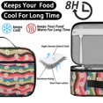 thumbnail image 4 of Pioneer Flower Floral Print Pattern Insulated Lunch Bag Teen, Toddler Lunch Bag,Bento School Lunch Bag for Teen for Work,Picnic or Travel, 4 of 5