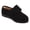Black, variant on Comfylux Womens Stella Superwide Slippers