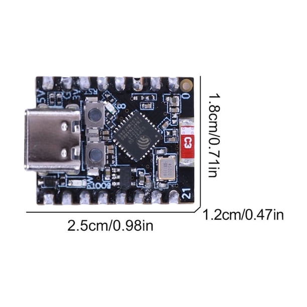 Placa de desarrollo ESP32-C3 SuperMini WiFi Compatible con Bluetooth (soldada)