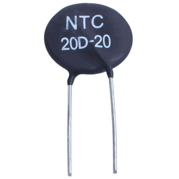 Thermistor 20d-20 Ntc pour Limiter le Courant d'Appel de l'Alimentation Ballast Cfl, Noir