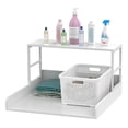 thumbnail image 3 of Dapmiu Laundry Countertop for Washer and Dryer,Universal 27.5"x27" Foldable Utility Top with Anti-Slip Rails & Large Storage Shelf-110 lbs Bearing Waterproof Board,Space Saver for Standard, 3 of 8