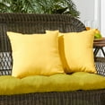 thumbnail image 5 of Greendale Home Fashions 17'' x 17'' Reversible Outdoor Throw Pillow, Set of 2, Sunbeam, 5 of 6