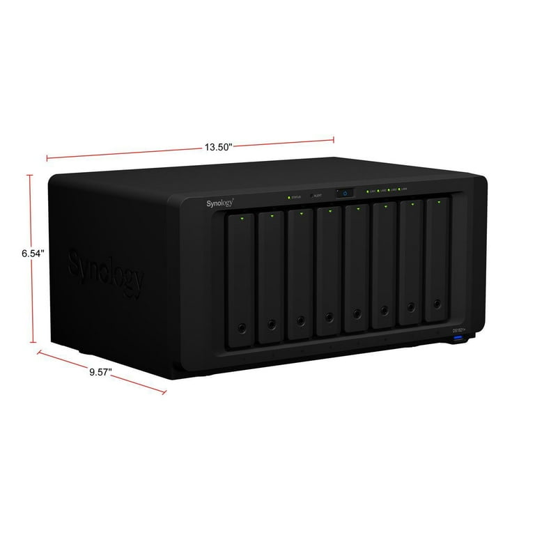 Synology 8 bay NAS DiskStation DS1821+ (Diskless) - Walmart.com