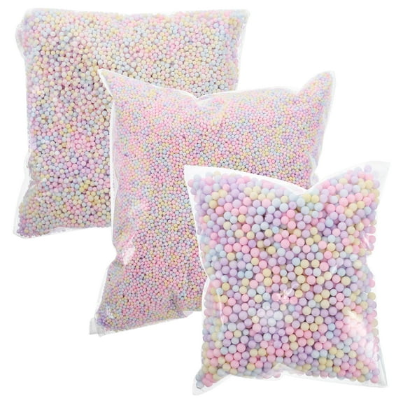 Zehuanyu 3 Bags Colorful Foam Balls for DIY Crafts Wedding Decorations Christmas Ornaments Small Round Foam Balls for Party Supplies and Handmade Projects