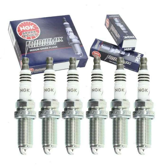 6 pc NGK Iridium IX Spark Plugs compatible with Subaru Legacy 3.0L 3.6L H6 2008-2019