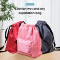 thumbnail image 1 of YAOMOBB Wet And Dry Compartment Backpack Waterproof Travel Tote Bag Multi Functional Shoulder Backpack, 1 of 7