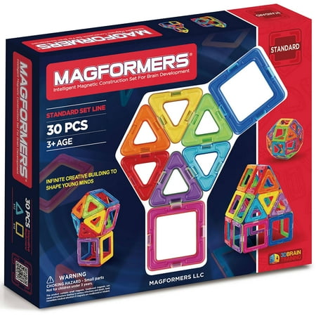 Magformers Rainbow 30-Piece Magnetic Construction Set