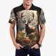 thumbnail image 1 of Balery Enchanted Deer In Cave Camisa Polo de Hombre con Estampado, de Manga Corta y Tejido Medio, Camisa Tipo Golf Polo-3X-Large, 1 of 6