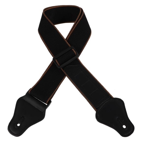 MERRYHAPY Adjustable Black Guitar Shoulder Strap with Soft Cotton Padding for Acoustic and Electric Guitars Comfort
