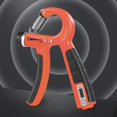 thumbnail image 1 of Fortalecedor de agarre de mano Empuñaduras de antebrazo de muñeca Ejercitador Pantalla digital Pinza de mano portátil ajustable para entrenamiento de Naranja DYNWAVEMX Fortalecedor de agarre, 1 of 8
