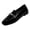 Black, variant on Wensltd Women Loafer Flat Shoes Wide Width Square Toe Solid Color Daily Office Casual Dress Shoes