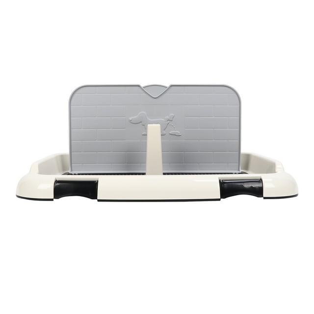 Indoor Dog Potty Tray With Wall, Keeps Feet Dry And Clean, 1 Liter Capacity, Easy To Clean, Suitable For Small Dogs And Puppies