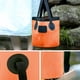 thumbnail image 4 of Cubo de pesca plegable de gran capacidad para acampar y guardar en el coche. Lavabo portátil de 10 l con asa para remojo al aire libre y transporte de agua. Aestivo | Naranja | AESTIVO, 4 of 7
