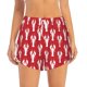 thumbnail image 2 of Balery Cartoon Lobster Pantalones cortos deportivos para mujer con forro y dos bolsillos, elásticos, para entrenamiento, gimnasio, yoga-Large, 2 of 7