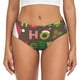 thumbnail image 1 of Balery Ho Ho Ho Merry Christmas Ropa Interior de Algodón para Mujer con Dibujo – Braguitas Cómodas y Elásticas, Estilo Clásico-XX-Large, 1 of 6