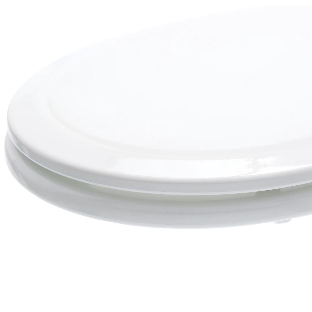 Richfield Lift-Off Never Loosens Round Closed Front Toilet Seat In White