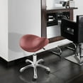thumbnail image 6 of PetFurnishn Professional Ergonomic Saddle Stool, Burgundy - Adjustable Hydraulic Seat, Rolling Spa Salon, Massage, and Medical Office Chair with Swivel Wheels, 6 of 14