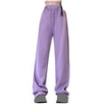 thumbnail image 2 of Annhoo Wide Leg Pants Woman Casual High Elastic Waist Pants Plus Size Baggy Comfy Palazzo Trousers with Pockets, 2 of 4