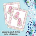 thumbnail image 6 of 10 Newborn Baby Note Cards Assorted (4 x 5.12 Inch) - Pink Baby Booties Baby, 6 of 6
