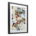 thumbnail image 2 of Stupell Industries Contemporary Multihued Expressive Abstract Black Framed Print Under Glass, 13 x 16, by Lisa Ridgers, 2 of 8