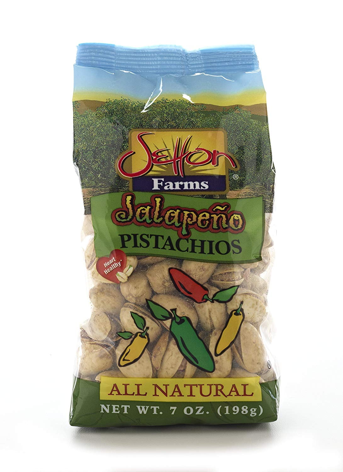 7 OZ Jalapeno Flavored Pistachios, Product of USA our California