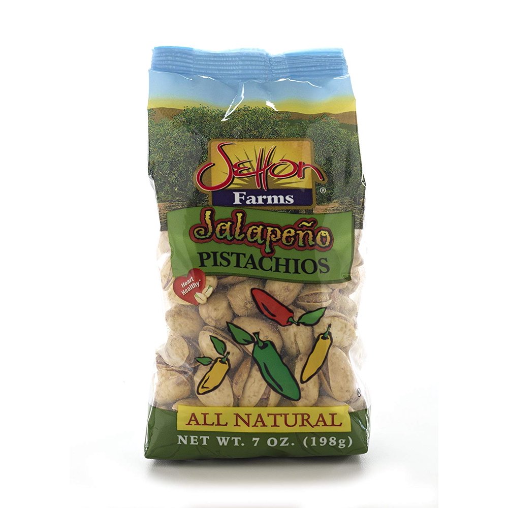 7 OZ Jalapeno Flavored Pistachios, Product of USA our California