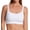 White, variant on Women's Bali DFMSBR Comfort Revolution Modern Seamless Bralette (Black 2X)