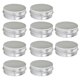 thumbnail image 3 of Bewildely Latas de aluminio plateadas vacías de 30ml, 10 Uds., latas con tapa de rosca, velas redondas, especias, maquillaje, latas con tapa de Almacenamiento y organización del hogar, 3 of 6