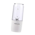 thumbnail image 4 of Licuadora portátil, exprimidor eléctrico, recargable por USB, 500 ml, mini licuadora para exteriores, viajes, fitness, oficina. Blanco, 4 of 9