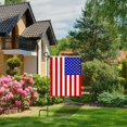 thumbnail image 2 of 1pc Garden Flag Holder Stand, Black Wrought Iron Yard Garden Flag Pole, Holds Flags Up To 12.5" In Width, Coated Flagpole With Tiger Clip And Rubber Stopper For Garden Flags Outdoor Decoration, 2 of 4
