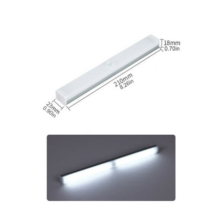 

Wireless LED PIR Motion Sensor Light USB Rechargeable Strip Cabinet Closet Lamp