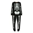 thumbnail image 6 of Halloween Women’s Family Matching Pajamas Glow In The Dark Skeleton Set by Way to Celebrate, 2-Piece, Sizes S-3XL, 6 of 6