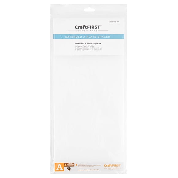 CraftFIRST Espaciador de placa extendido A para máquina troqueladora Cuttlebug de 5,87" x 13"