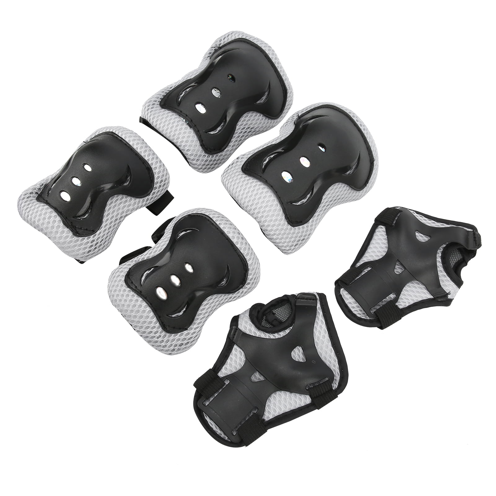 Protection Roller Enfant 6 En 1 – Genouillères, Coudières, Protège-poignets – Réglable, 3-8 Ans – Sac Licorne Inclus
