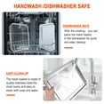 thumbnail image 2 of 2 Piece Air Fryer Basket for Oven,15“ x 11“ Large Stainless Steel Crisper Tray and Pan for Crispy Foods Healthy Cooking,Dishwasher Safe, 2 of 7