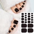 thumbnail image 1 of 22tips Baking Free Toe Nail Sticker Wraps Full Cover Toenail Polish Strips, 1 of 7