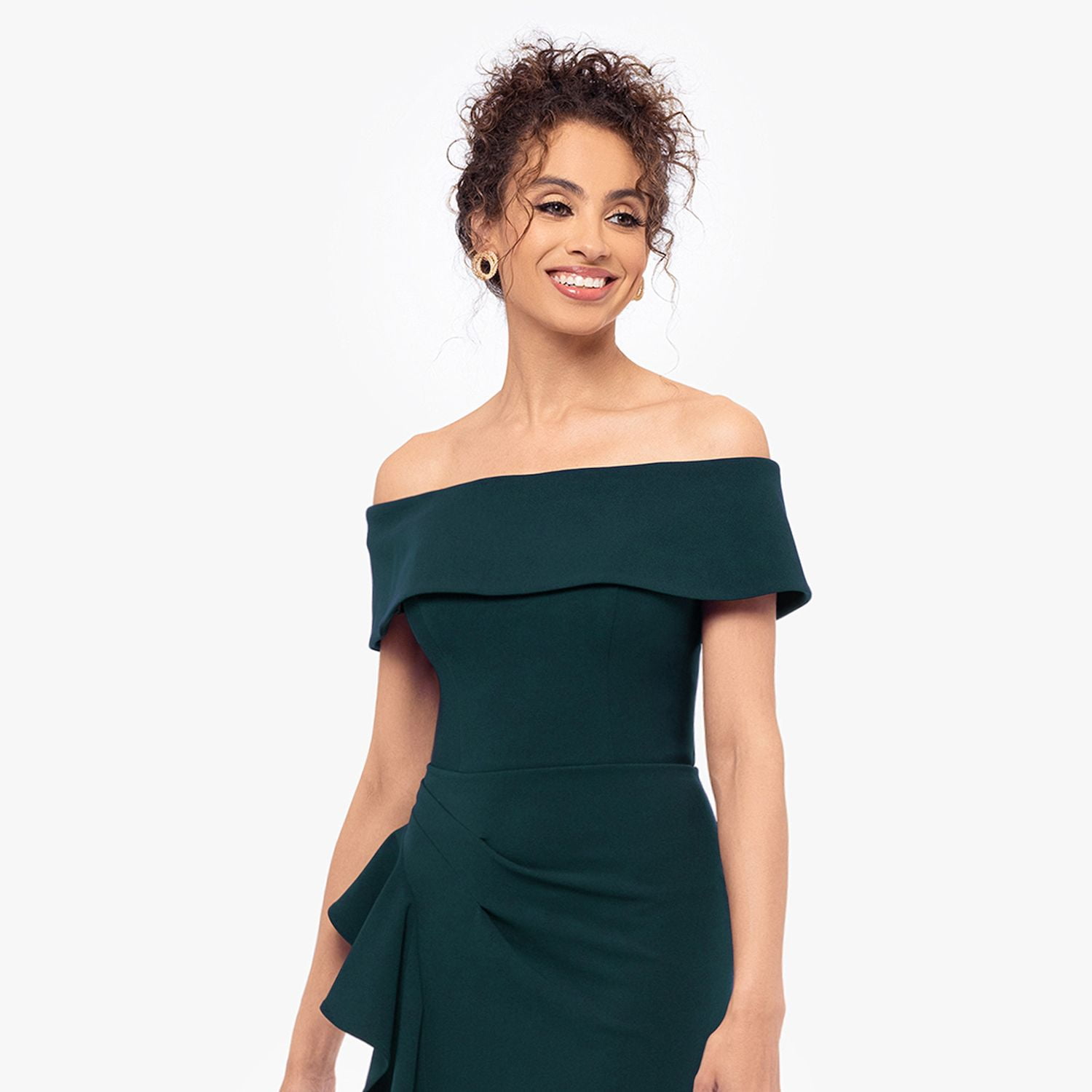 ba nites off the shoulder dress Women's BA Nites Off The Shoulder Midi Dress