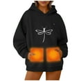 Aboser Women Men Heated Hoodie for Cold Weather Body Warmer USB