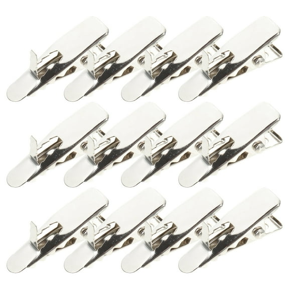 SEWOART Ornament Clips for Tree Garden Decoration Clamps Iron 100Pcs Silver