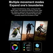 Rainbuvvy GT55 2.01 Inch Smart Watch Portable Bluetooth Headset IP67 Support Android 5.0/iOS 9 Compatible Sports Watch Silver