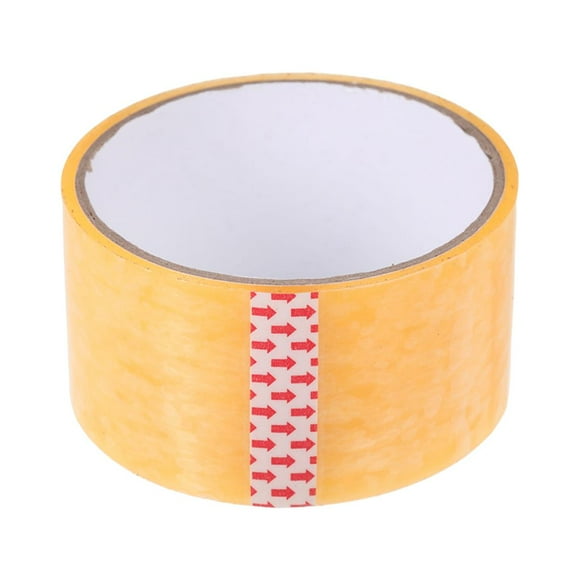 keepw Ruban à Bille Collante Bricolage Phosphorescent Anti-Stress Jouet Lumineux Cadeaux de Fête Artisanat Roulant Maison Bureau École Papeterie 4,8 Cm/jaune