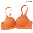 thumbnail image 1 of Sujetador sin costuras Mujer Ropa interior inalámbrica Letras Sujetador Hacer subir de copa fina para niñas, Rojo óxido, 36 / 80AB Methold AP001148-23B, 1 of 7