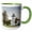 Green/White, variant on 3drose, Sand Point Lighthouse in Escanaba, Michigan Usa, 11oz Magic Transforming Mug