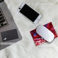 thumbnail image 6 of Mouse Pad Adhesive Bottom - Sticks to Any Surface - Portable - Webcam Covers and Screen Cleaner Included (RED Clouds), 6 of 9